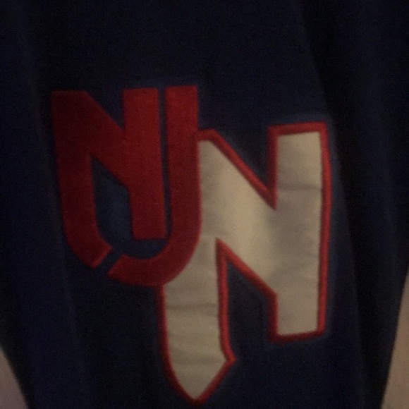 New Jersey Nets Champion Game Worn 1990 Warm Up Shooting Shirt - Picture 2 of 5